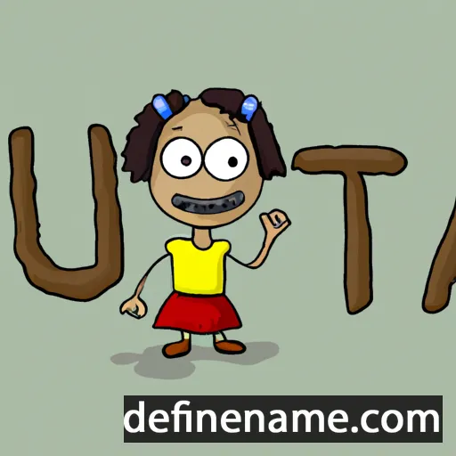 cartoon of the name Juta