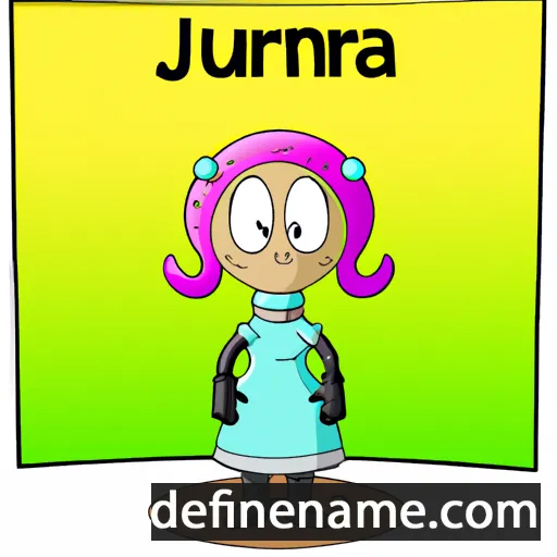 cartoon of the name Juturna