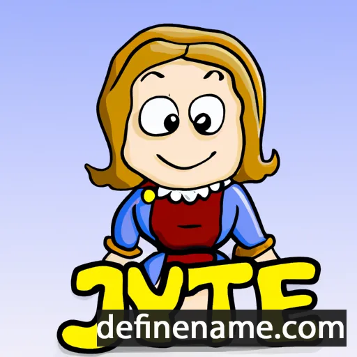 cartoon of the name Jytte