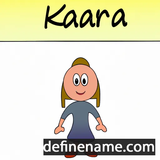 cartoon of the name Kaarina