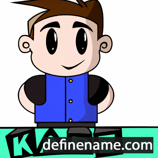 cartoon of the name Kaden