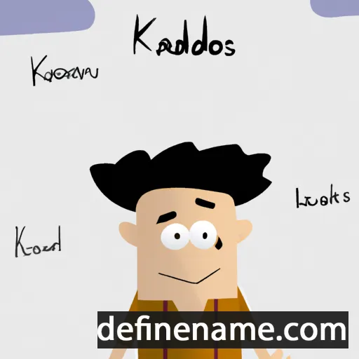 cartoon of the name Kadmos