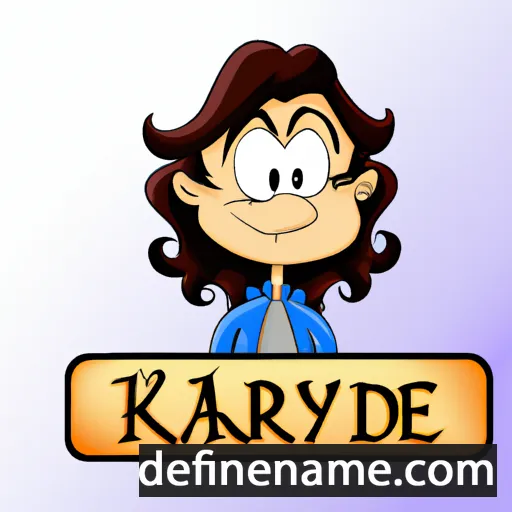 cartoon of the name Kadriye