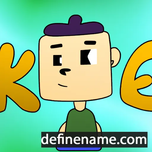 cartoon of the name Kae