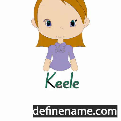 cartoon of the name Kaelee