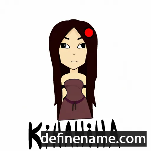 cartoon of the name Kahina