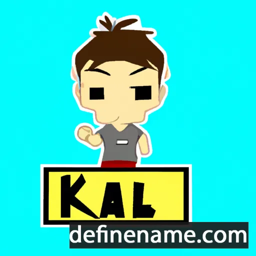 cartoon of the name Kai