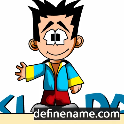 cartoon of the name Kaidi