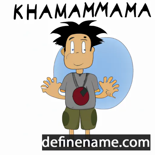 cartoon of the name Kaimana