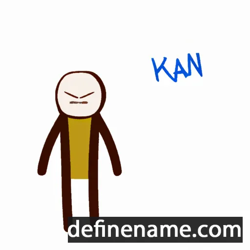 cartoon of the name Kain