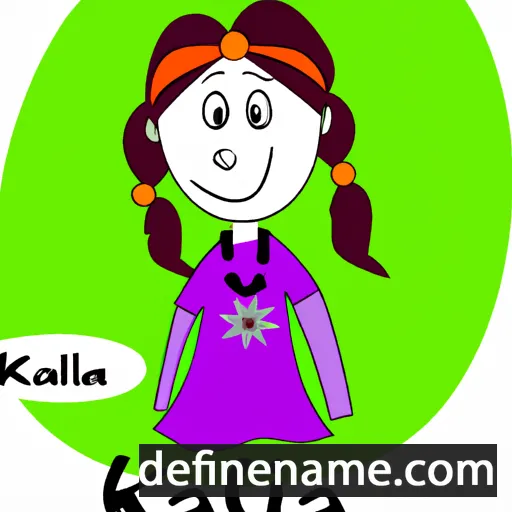 cartoon of the name Kala