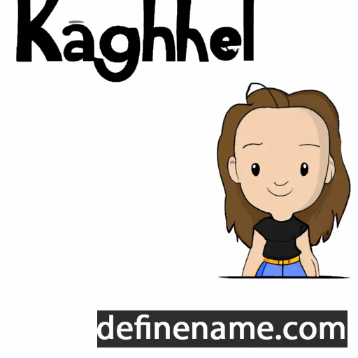 cartoon of the name Kaleigh