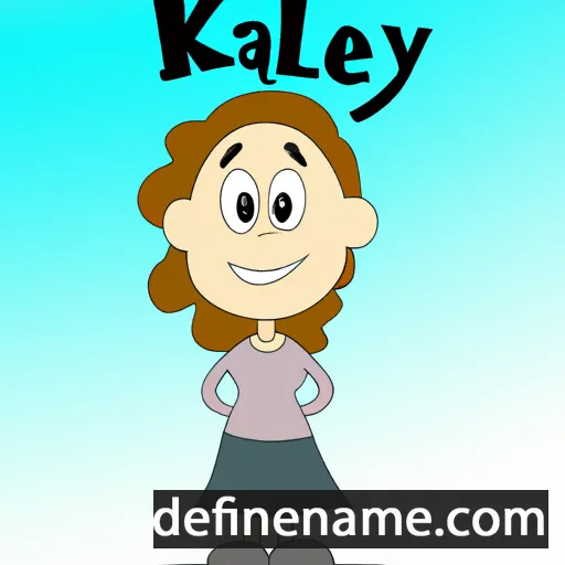 cartoon of the name Kaley