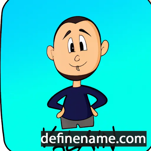 cartoon of the name Kalin