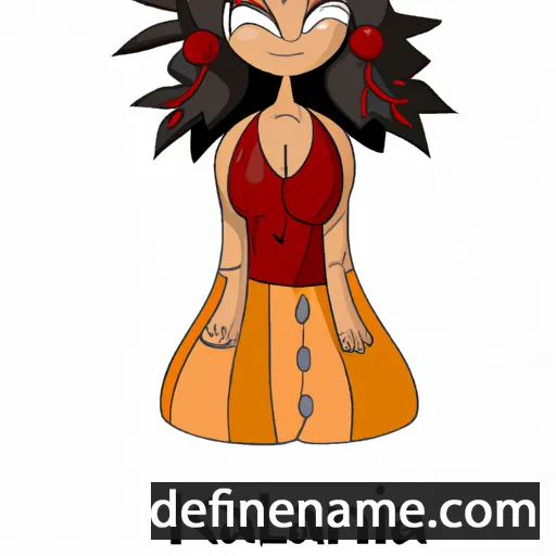 cartoon of the name Kalina