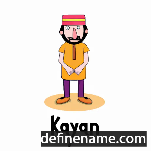 cartoon of the name Kaloyan