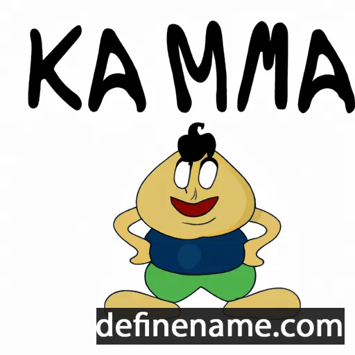 cartoon of the name Kama