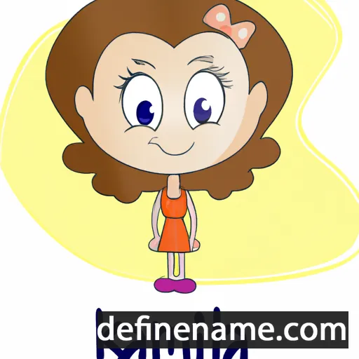 cartoon of the name Kamila