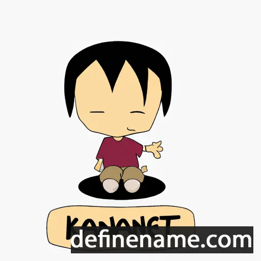 cartoon of the name Kaneonuskatew