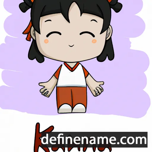 cartoon of the name Kanna