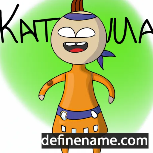 cartoon of the name Kantuta