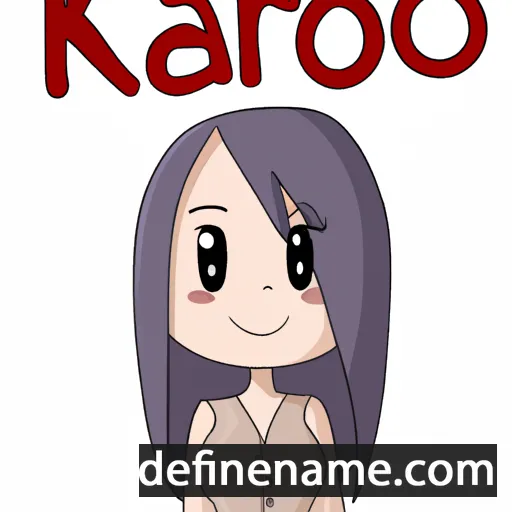 Kaori cartoon