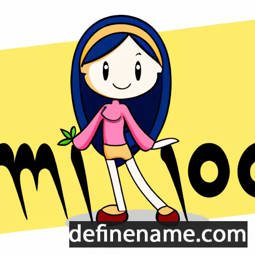 cartoon of the name Mi-ho