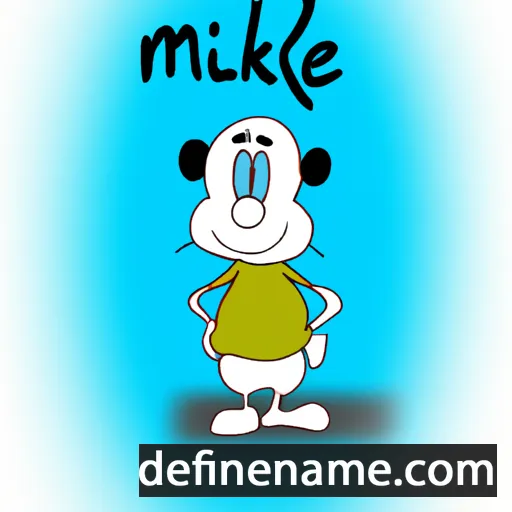 cartoon of the name Míkile