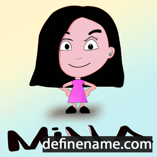 Mína cartoon