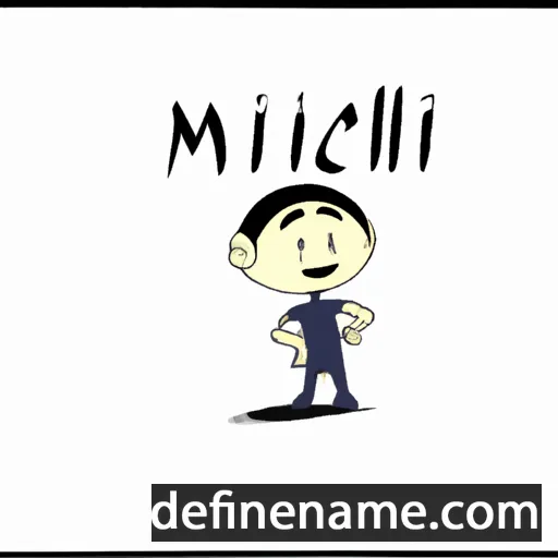 cartoon of the name Mïhail