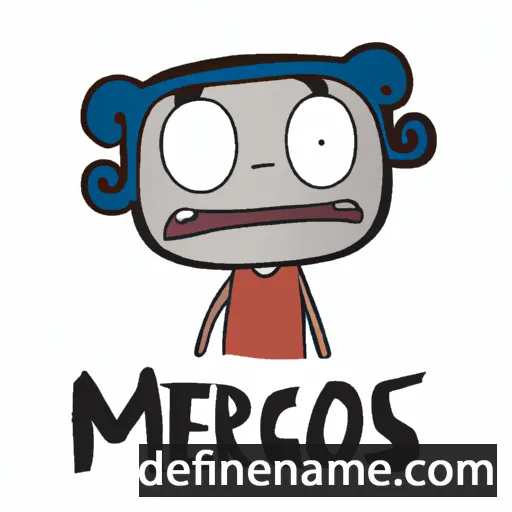 cartoon of the name Miércoles