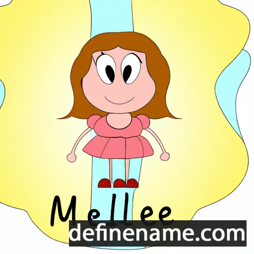 cartoon of the name Mielle