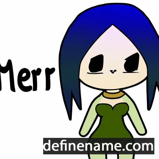 cartoon of the name Mieru