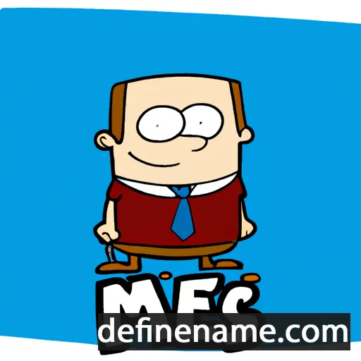 cartoon of the name Mies