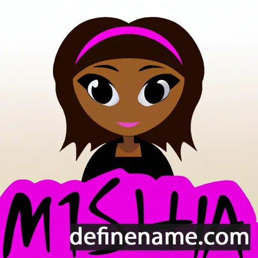 Miesha cartoon