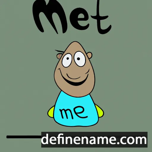 cartoon of the name Miet