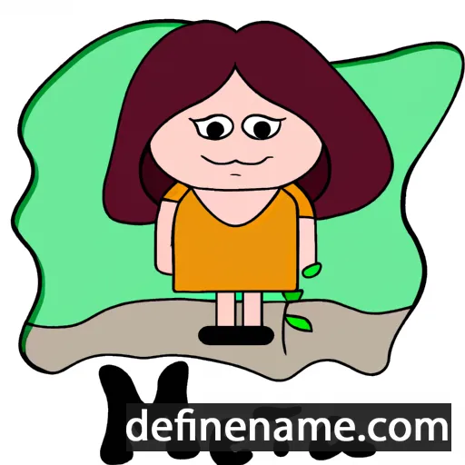 cartoon of the name Mieta