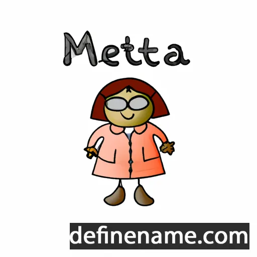 cartoon of the name Mietta