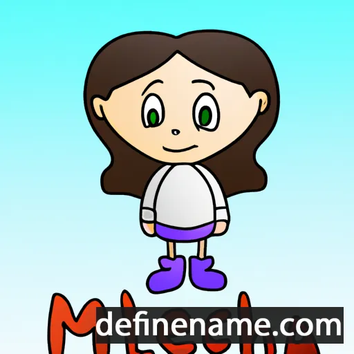 cartoon of the name Mighela