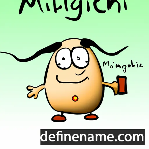 cartoon of the name Migirdich