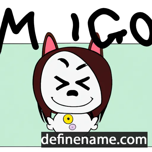 cartoon of the name Migou