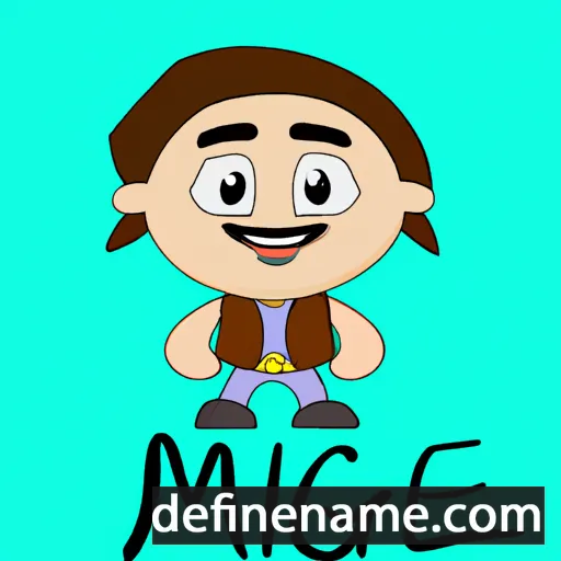 cartoon of the name Migue