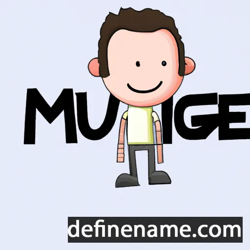 cartoon of the name Migueil