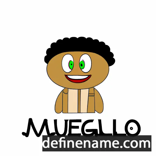 cartoon of the name Miguelangelo