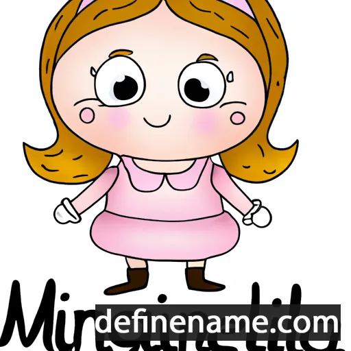 cartoon of the name Miguelina