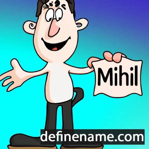 cartoon of the name Mihal