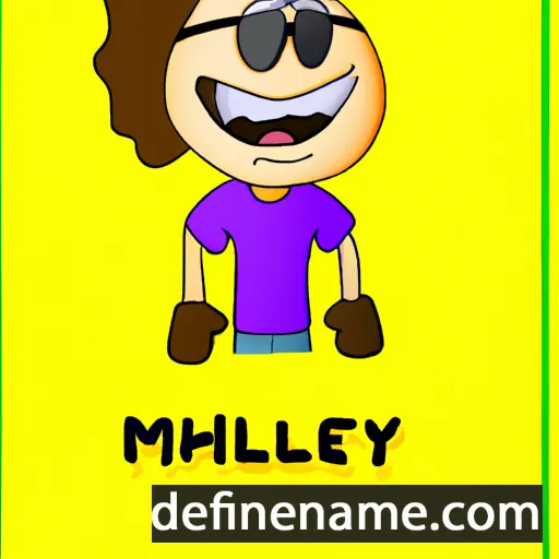 cartoon of the name Mihaley