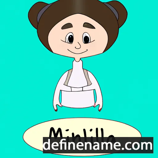 cartoon of the name Mihalina