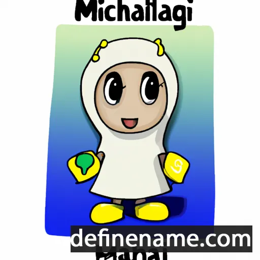 cartoon of the name Mihallaq