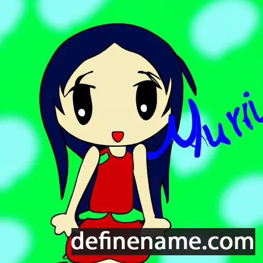 cartoon of the name Miharu